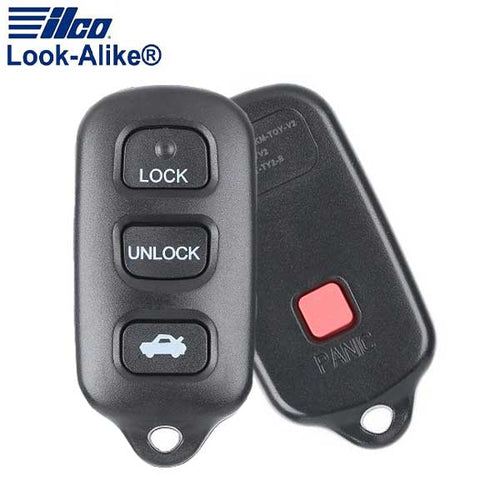 1998-2004 Toyota / 4-Button Keyless Entry Remote / PN: 89742-AC050 / HYQ12BAN (AFTERMARKET)