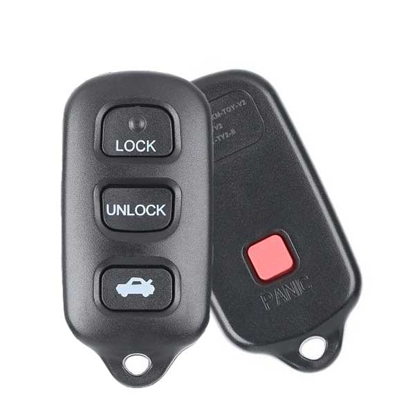 1998-2004 Toyota / 4-Button Keyless Entry Remote / PN: 89742-AC050 / HYQ12BAN (AFTERMARKET)