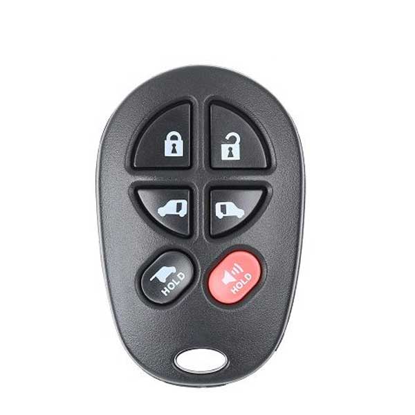 2004-2018 Toyota / 6-Button Keyless Entry Remote / PN: 89742-AE050 / GQ43VT20T (AFTERMARKET)