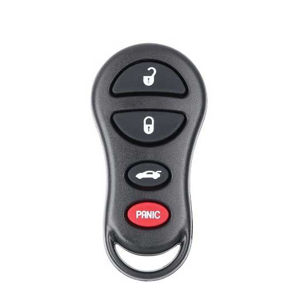 2001-2006 Chrysler Dodge / 4-Button Keyless Entry Remote / PN: 04602260AA / 04602260AD (AFTERMARKET)
