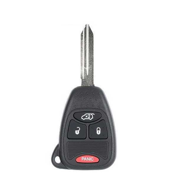 2004-2008 Chrysler Jeep / 4-Button Remote Head Key / PN: 04589053AC / OHT692714AA (AFTERMARKET)