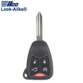 2006-2013 Chrysler Dodge / 5-Button Remote Head Key / PN: 68029834 / OHT692714AA (AFTERMARKET)