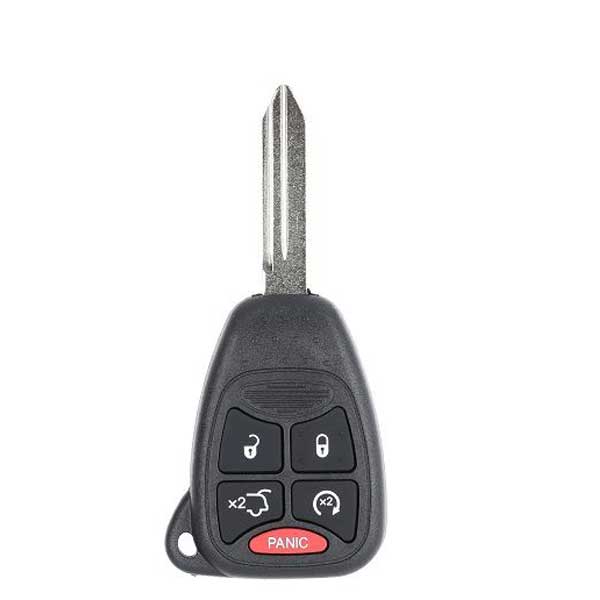 2006-2013 Chrysler Dodge / 5-Button Remote Head Key / PN: 68029834 / OHT692714AA (AFTERMARKET)