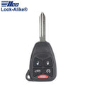 2008-2012 Jeep Liberty / 5-Button Remote Head Key / PN: 68029834 / OHT692713AA (AFTERMARKET)