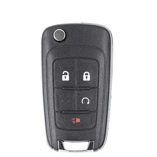 2010 - 2017 GMC Terrain / 4-Button Flip Key / PN: FLIP-GM-4B2HS / OHT01060512 (AFTERMARKET)