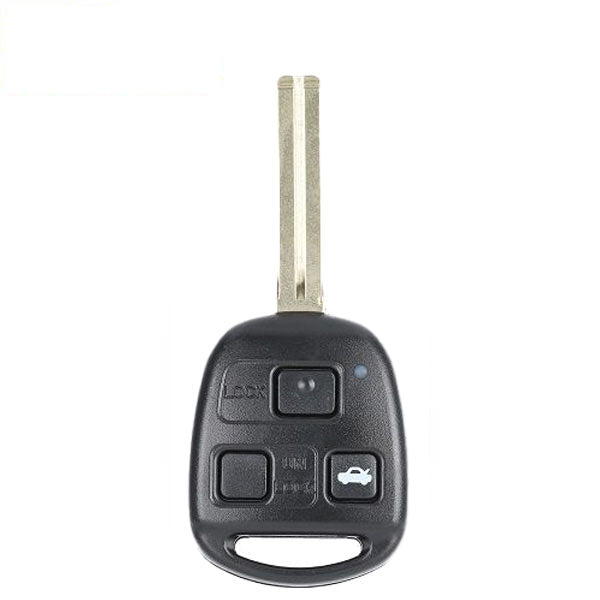1998-2005 Lexus ES / GS / IS / LS / 3-Button Remote Head Key / PN: RHK-LEXUS-3B1 / HYQ1512V (AFTERMARKET)