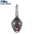 2007-2012 Mitsubishi / 3-Button Remote Head Key / PN: 6370A364 / OUCG8D-620M-A (AFTERMARKET)