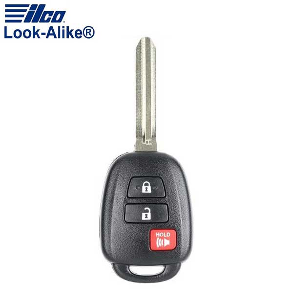 2014-2019 Toyota / 3-Button Remote Head Key / PN: 89070-52F50 / HYQ12BDM (AFTERMARKET)