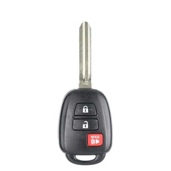 2014-2019 Toyota / 3-Button Remote Head Key / PN: 89070-52F50 / HYQ12BDM (AFTERMARKET)