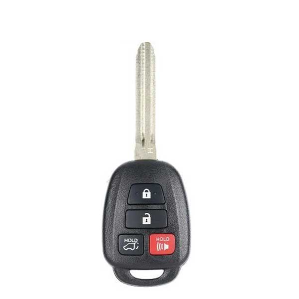 2013-2019 Toyota / 4-Button Remote Head Key / PN: 89070-0R100 / GQ4-52T (AFTERMARKET)