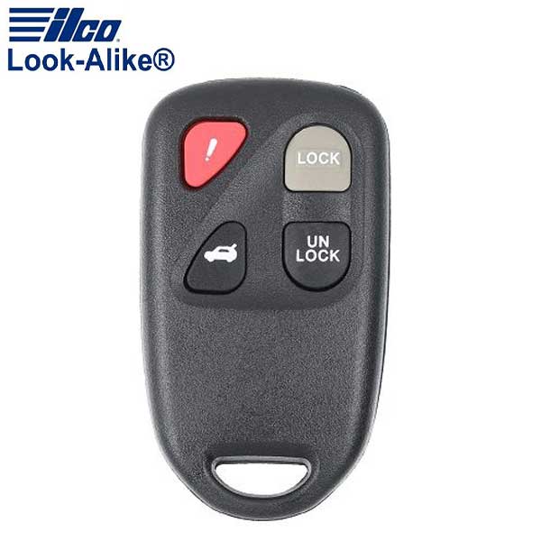 2003-2005 Mazda / 4-Button Keyless Entry Remote / GK2A-67-5RY / KPU41805 (AFTERMARKET)