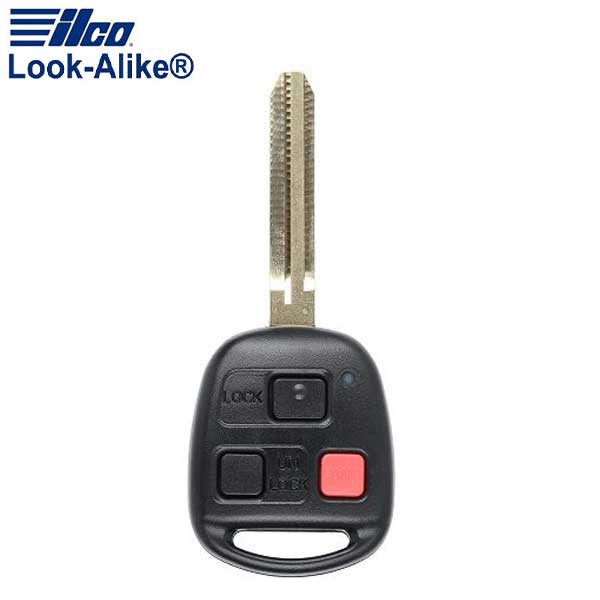 2003-2009 Toyota / 3-Button Remote Head Key / PN: 89070-60750 / HYQ1512V (AFTERMARKET)