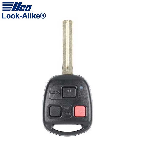 1999-2003 Lexus / 3-Button Remote Head Key / PN: 89070-48020 / NI4TMTX-1 (AFTERMARKET)
