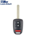2013-2014 Honda / 3-Button Remote Head Key / PN: 35118-TY4-A00 / MLBHLIK6-1T (AFTERMARKET)