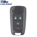 2010 - 2019 Chevrolet / Buick / 4-Button Flip Key / PN: FLIP-GM-4B3HS / OHT01060512 (AFTERMARKET)