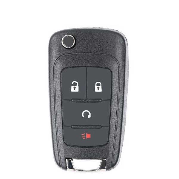 2010 - 2019 Chevrolet / Buick / 4-Button Flip Key / PN: FLIP-GM-4B3HS / OHT01060512 (AFTERMARKET)