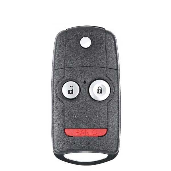 2007-2013 Acura / 3-Button Flip Key / PN: 35111-STX-325 / N5F0602A1A (AFTERMARKET)
