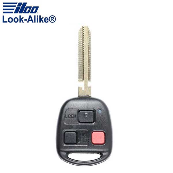 2010-2014 Toyota FJ Cruiser / 3-Button Remote Head Key / PN: 89070-35140 / HYQ12BBT (AFTERMARKET)