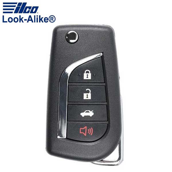 2018-2021 Toyota / 4-Button Flip Key / PN: 89070-06790 / HYQ12BFB (AFTERMARKET)