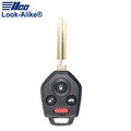 2012-2019 Subaru / 4-Button Remote Head Key / PN: 57497-FJ031 / CWTWBU766 (AFTERMARKET)