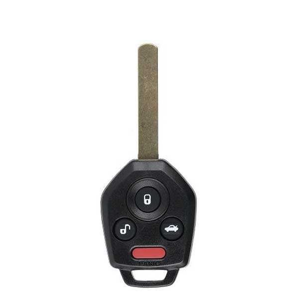 2009-2014 Subaru / 4-Button Remote Head Key / PN: 57497-AJ00A / CWTWBU766 (AFTERMARKET)