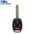 2005-2006 Honda / 4-Button Remote Head Key / PN: 35111-S9A-305 / 0UCG8D-380H-A (AFTERMARKET)