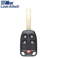 2011-2013 Honda Odyssey / 5-Button Remote Head Key / PN: 35118-TK8-A10 / N5F-A04TAA (AFTERMARKET)