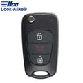 2010-2012 Kia Soul / 3-Button Flip Key / PN: 95430-2K250 / NY0SEKSAM11ATX (AFTERMARKET)