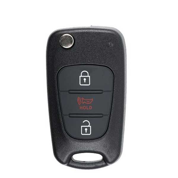 2010-2012 Kia Soul / 3-Button Flip Key / PN: 95430-2K250 / NY0SEKSAM11ATX (AFTERMARKET)