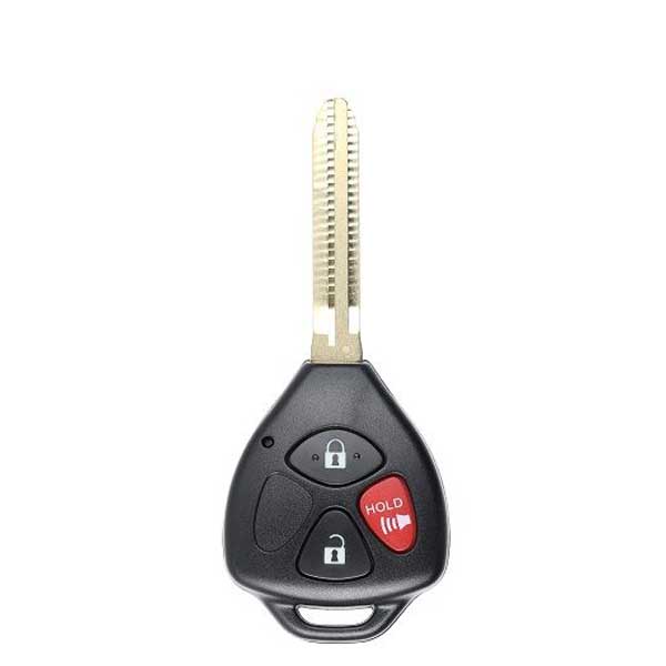 2007-2013 Toyota Yaris / 3-Button Remote Head Key / PN: 89070-52850 / MOZB41TG (AFTERMARKET)
