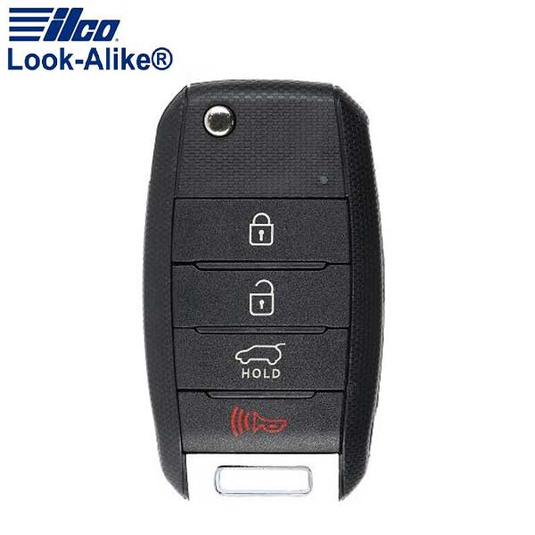 2014-2016 Kia Sportage / 4-Button Flip Key / PN: 95430-2T560 / NYODD4TX1306-TFL (AFTERMARKET)