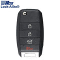 2017 - 2018 Kia Forte / 4-Button Flip Key / PN: 95430-A7200 / OSLOKA-875T (AFTERMARKET)