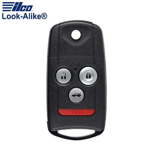 2007-2008 Acura TL / 4-Button Flip Key / PN:  35111-SEP-306 / OUCG8D-439H-A (AFTERMARKET)