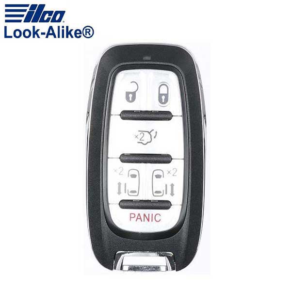 2017-2020 Chrysler Pacifica / Voyager / 6-Button Smart Key / No KeySense / PN: 68241532AC / M3N-97395900 (AFTERMARKET)