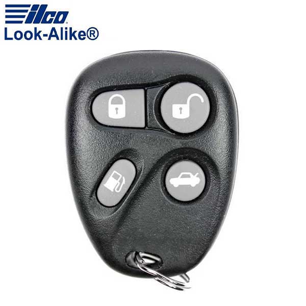 1998-2000 Cadillac / 4-Button Keyless Entry Remote / PN: 25656444 / KOBUT1BT (AFTERMARKET)