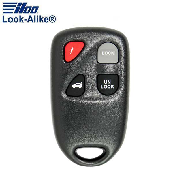 2004-2008 Mazda / 4-Button Keyless Entry Remote / PN: FEY1-67-5RY / KPU41848 (AFTERMARKET)
