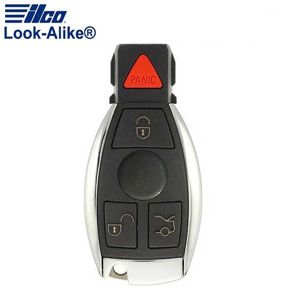 1996-2015 Mercedes Benz / 4-Button Smart Key / PN: 5WK47283 / IYZ-3312 (AFTERMARKET)