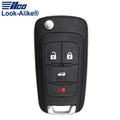 2010-2022 GM / 4-Button Flip Key / PN: 13504200 / OHT01060512 (AFTERMARKET)