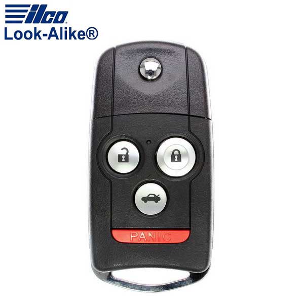 2009-2014 Acura TL, TSX, ZDX / 4-Button Remote Flip Key / PN: 35113-TK4-A00 / MLBHLIK-1T (AFTERMARKET)