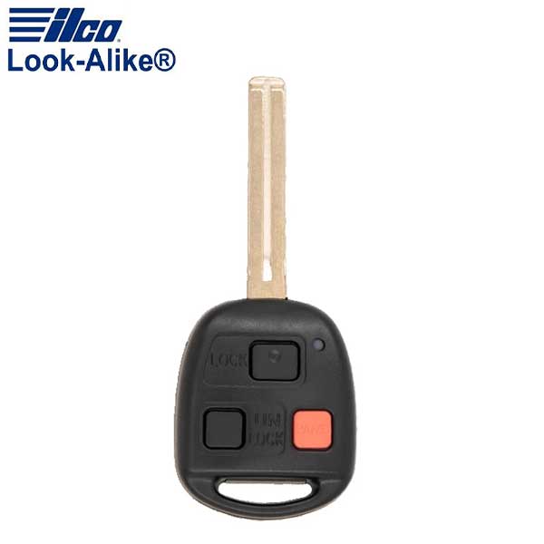 2001-2002 Lexus / 3-Button Remote Head Key / PN: 89070-60081 / HYQ1512V (AFTERMARKET)