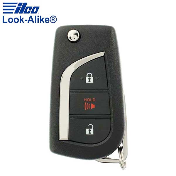 2017-2018 Scion iM / 3-Button Remote Flip Key / PN: 89070-12C20 / HYQ12BFB (AFTERMARKET)