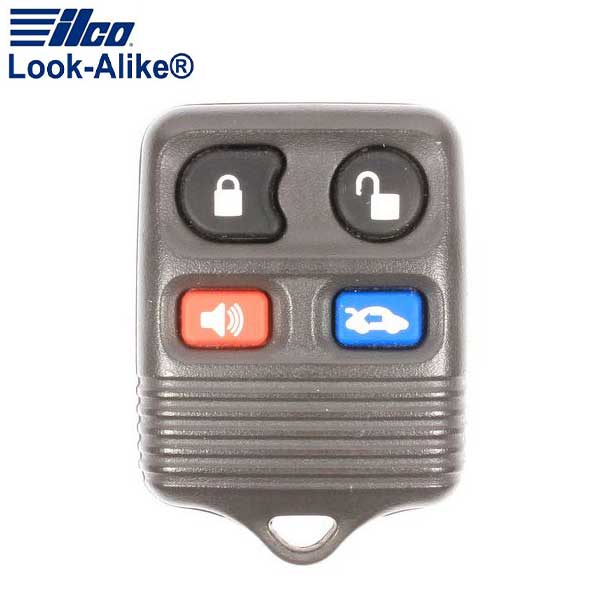 1998-2004 Ford / 4-Button Keyless Entry Remote / PN: 3W73-15K601-AA / CWTWB1U313 (AFTERMARKET)