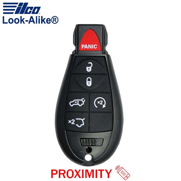 2008-2010 Jeep / 6-Button Fobik Key / PN: 68051666 / IYZ-C01C (AFTERMARKET)