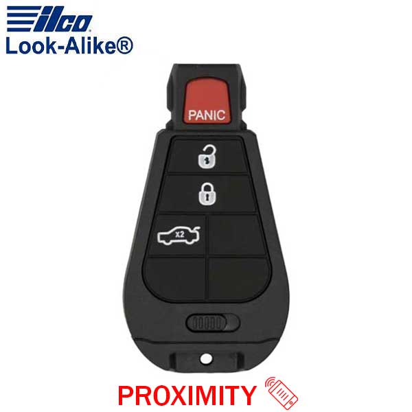 2008-2014 Dodge / 4-Button Fobik Key w PROX / PN: 56046695 / IYZ-C01C (AFTERMARKET)