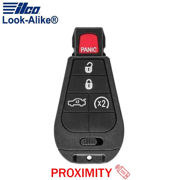 2008-2014 Jeep Dodge Chrysler / 5-Button Fobik Key w. PROX / PN: 05026566 / IYZ-C01C (AFTERMARKET)