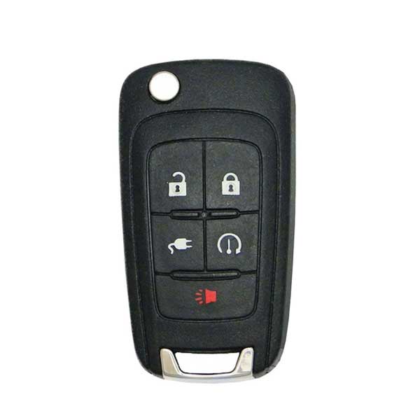 2011-2015 Chevrolet Volt / 5-Button Remote Flip Key / PN: 22755321 / OHT05918179 (AFTERMARKET)