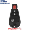 2011-2013 Jeep Grand Cherokee / 4-Button Fobik Key / PN: 68051664 / IYZ-C01C (AFTERMARKET)