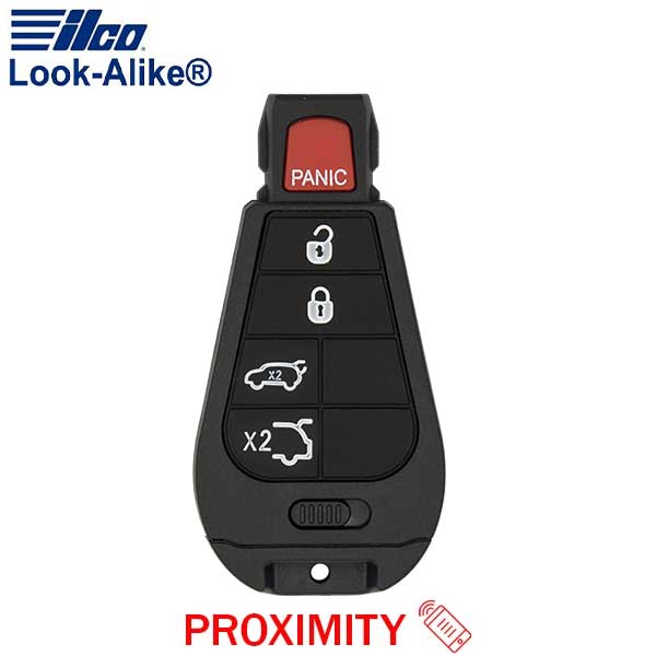 2011-2013 Jeep Grand Cherokee / 5-Button Fobik Key / PN: 68051665 / IYZ-C01C (AFTERMARKET)