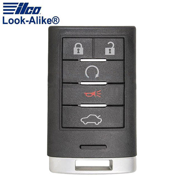 2008-2015 Cadillac CTC STS / 5-Button Smart Key / PN: 25943676 / M3N5WY7777A (AFTERMARKET)