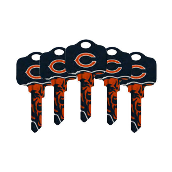Ilco - NFL TeamKeys - Key Blank - Chicago Bears - SC1 (5 Pack)